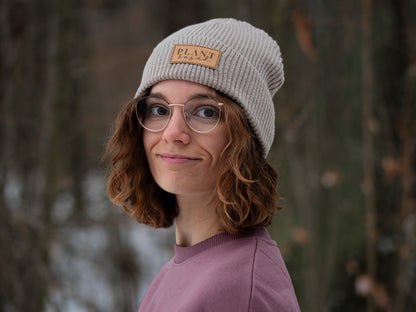 Grobstrick Beanie 'Plantbased'