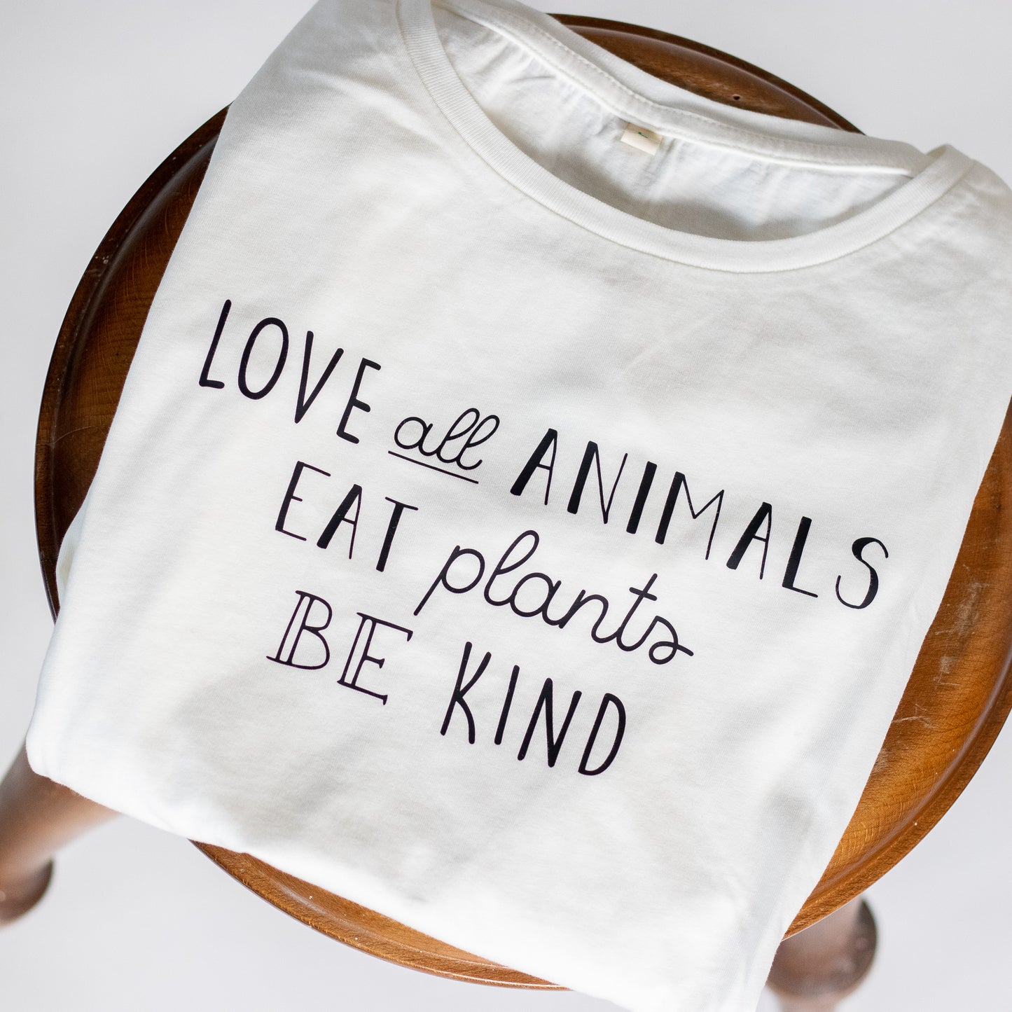 Cropped Shirt Love all animals