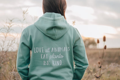 Hoodie 'Love all animals' altes Modell