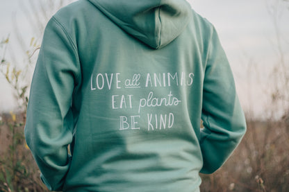 Hoodie 'Love all animals' altes Modell
