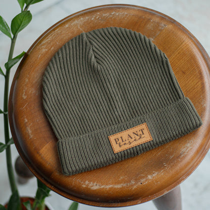 Grobstrick Beanie 'Plantbased'