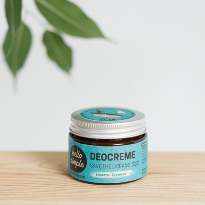 Deocreme "Save the oceans" Limette-Zypresse